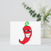 Carte Postale Poivre cool Chili (Debout devant)