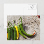 Carte Postale Poivre jaune et vert (Devant / Derrière)