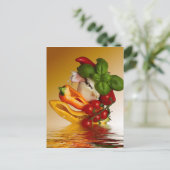 Carte Postale Poivrons Basil Tomates Ail (Debout devant)