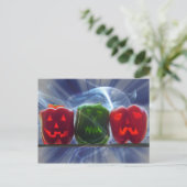 Carte Postale Poivrons Jack O Lantern (Debout devant)