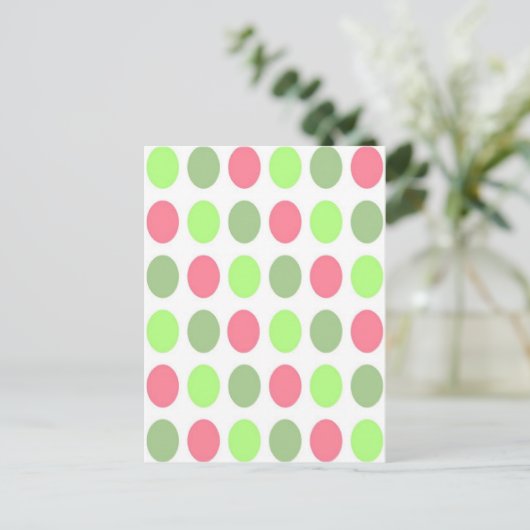 CARTE POSTALE POKA DOT (Debout devant)