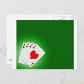 Carte Postale Poker (Devant / Derrière)