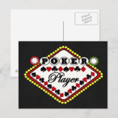 Carte Postale Poker (Devant / Derrière)