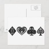 Carte Postale Poker (Devant / Derrière)
