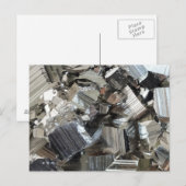 Carte Postale Pôle d'or du cool Iron Pyrite Fool (Devant / Derrière)