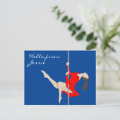 Carte Postale Pole Fitness (Debout devant)