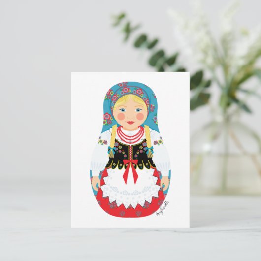Carte postale Pole Matryoshka (Debout devant)