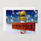 Carte Postale Pôle Nord (Devant / Derrière)