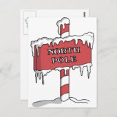 Carte Postale Pôle Nord (Devant / Derrière)