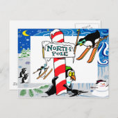 Carte postale Pôle Nord (Devant / Derrière)