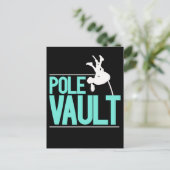 Carte Postale Pole Vaulting Girl Pole Vaulter (Debout devant)