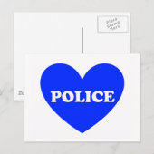 Carte Postale Police (Devant / Derrière)