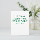 Carte Postale police (Debout devant)
