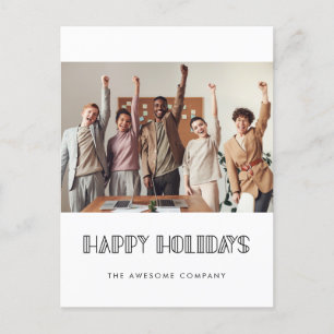 Carte Postale Police Art déco rétro Photo d'entreprise