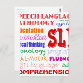 Carte Postale Police colorée d'amusement de pathologiste de (Devant / Derrière)