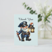 Carte Postale Police Cool merci  (Debout devant)