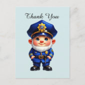 Carte Postale Police Cool merci  (Devant)