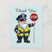 Carte Postale Police Cool merci  (Devant)