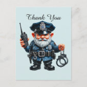 Carte Postale Police Cool merci  (Devant)