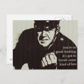 Carte Postale Police d'attraction (Devant / Derrière)