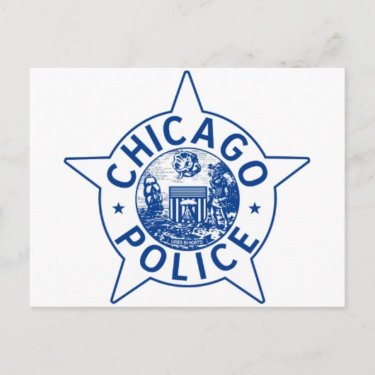 Carte Postale Police de Chicago (VINTAGE) (Devant)