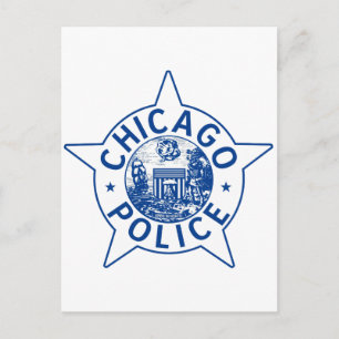 Carte Postale Police de Chicago (VINTAGE)