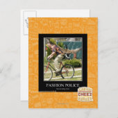 Carte Postale Police de mode (Devant / Derrière)