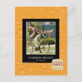 Carte Postale Police de mode (Devant)