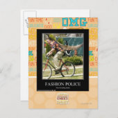 Carte Postale Police de mode (Devant / Derrière)