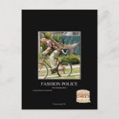 Carte Postale Police de mode (Devant)