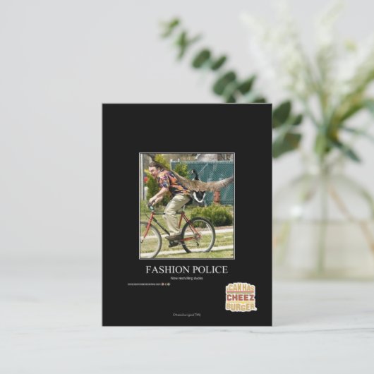 Carte Postale Police de mode (Debout devant)