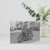 Carte Postale Police de moto, 1922 (Debout devant)