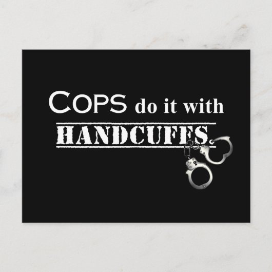 Carte Postale Police do it ! Funny (Devant)