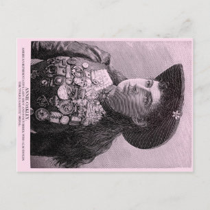 Carte Postale Police Gazette postcard Annie Oakley