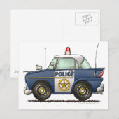 Carte Postale Police judiciaire (Devant / Derrière)