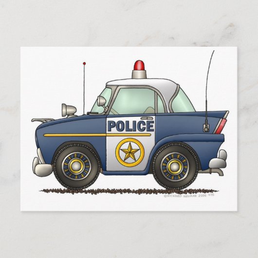 Carte Postale Police judiciaire (Devant)