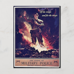 Carte Postale Police militaire