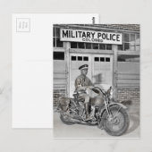 Carte Postale Police militaire africaine (Devant / Derrière)