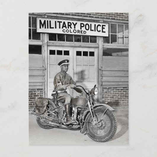 Carte Postale Police militaire africaine (Devant)