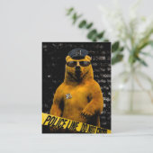 Carte Postale Police Officer Bear! (Debout devant)