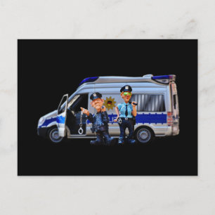 Carte Postale Police PD Police Police Enforcement Academy Lumièr