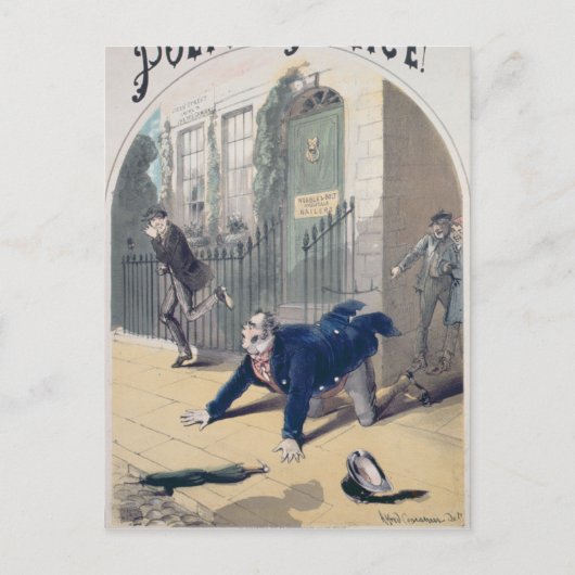 Carte Postale Police! Police! Couverture du livre de chansons, v (Devant)