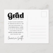 Carte Postale Police rétro photo complète diplômé graduation (Dos)