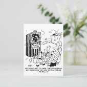 Carte Postale Policier Blague de Punch et Judy (Debout devant)