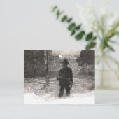 Carte Postale Policier de Londres la nuit (Debout devant)