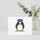 Carte Postale Policier Penguin (Debout devant)