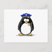 Carte Postale Policier Penguin (Devant)