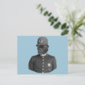 Carte Postale Policier vintage (Debout devant)