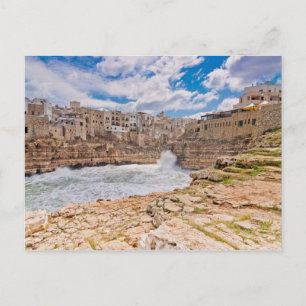 Carte Postale Polignano, sud de l'Italie