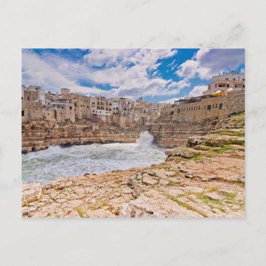 Carte Postale Polignano, sud de l'Italie (Devant)